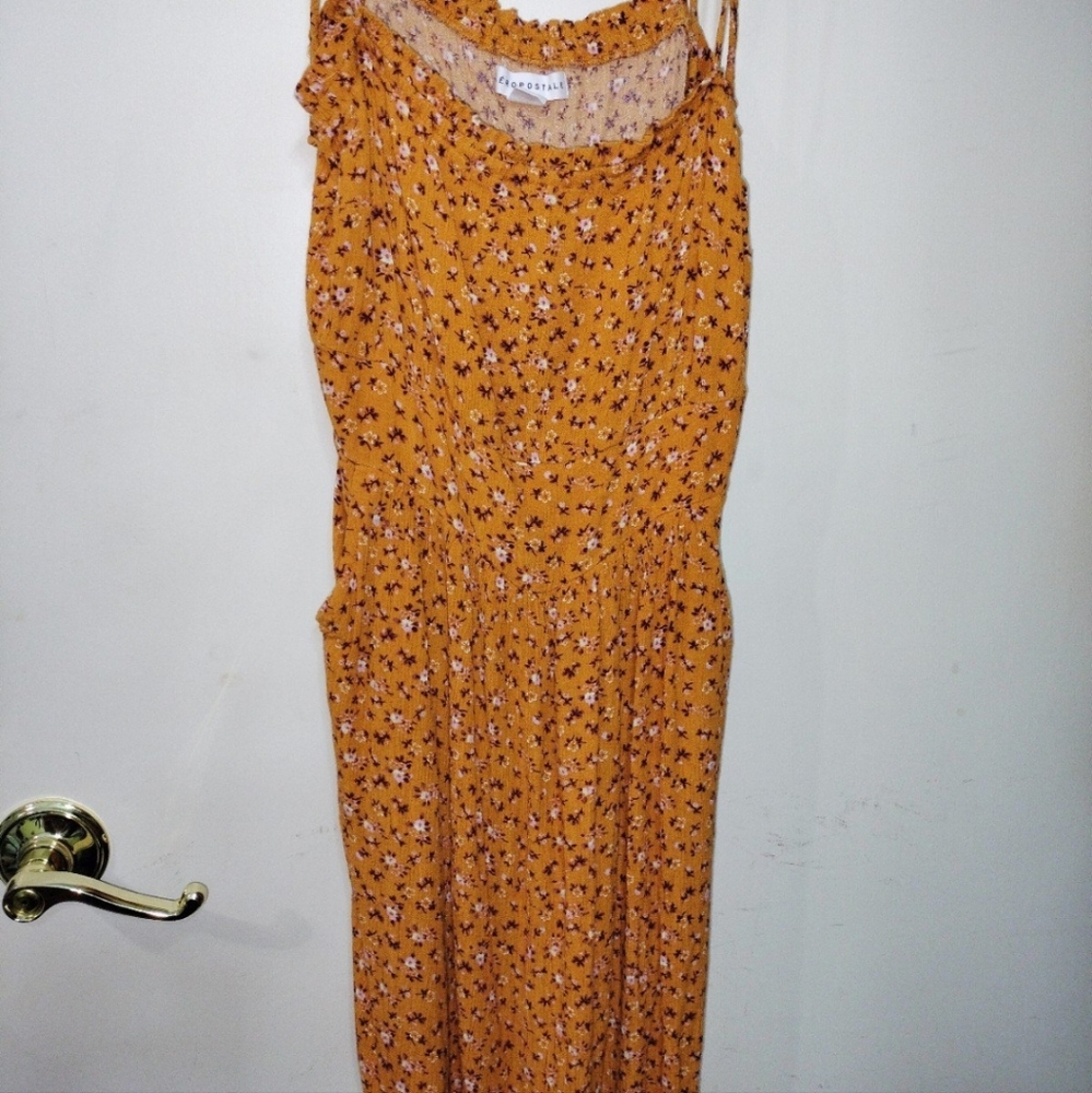 Aeropostale Yellow Floral Camisole